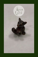 Hjort Figur Bornholm Glaserede Keramik Bjørn med ben oppe