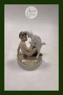 Royal Copenhagen Figur Faun med Gedekid No. 498