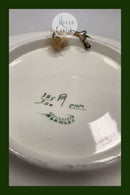 Aluminia Fajance Fad / Skål No 385/300 med Fiske motiv