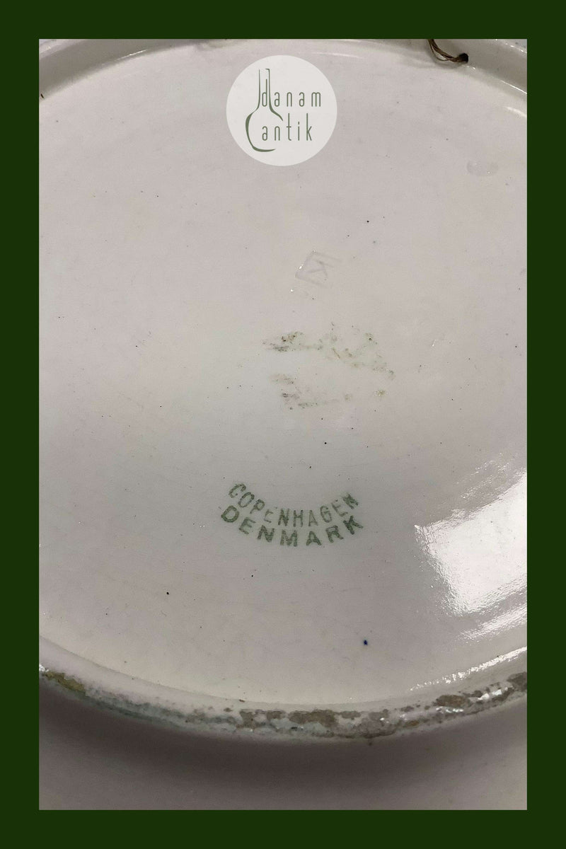 Aluminia Stor Vægplatte med Rosen Motif No 702