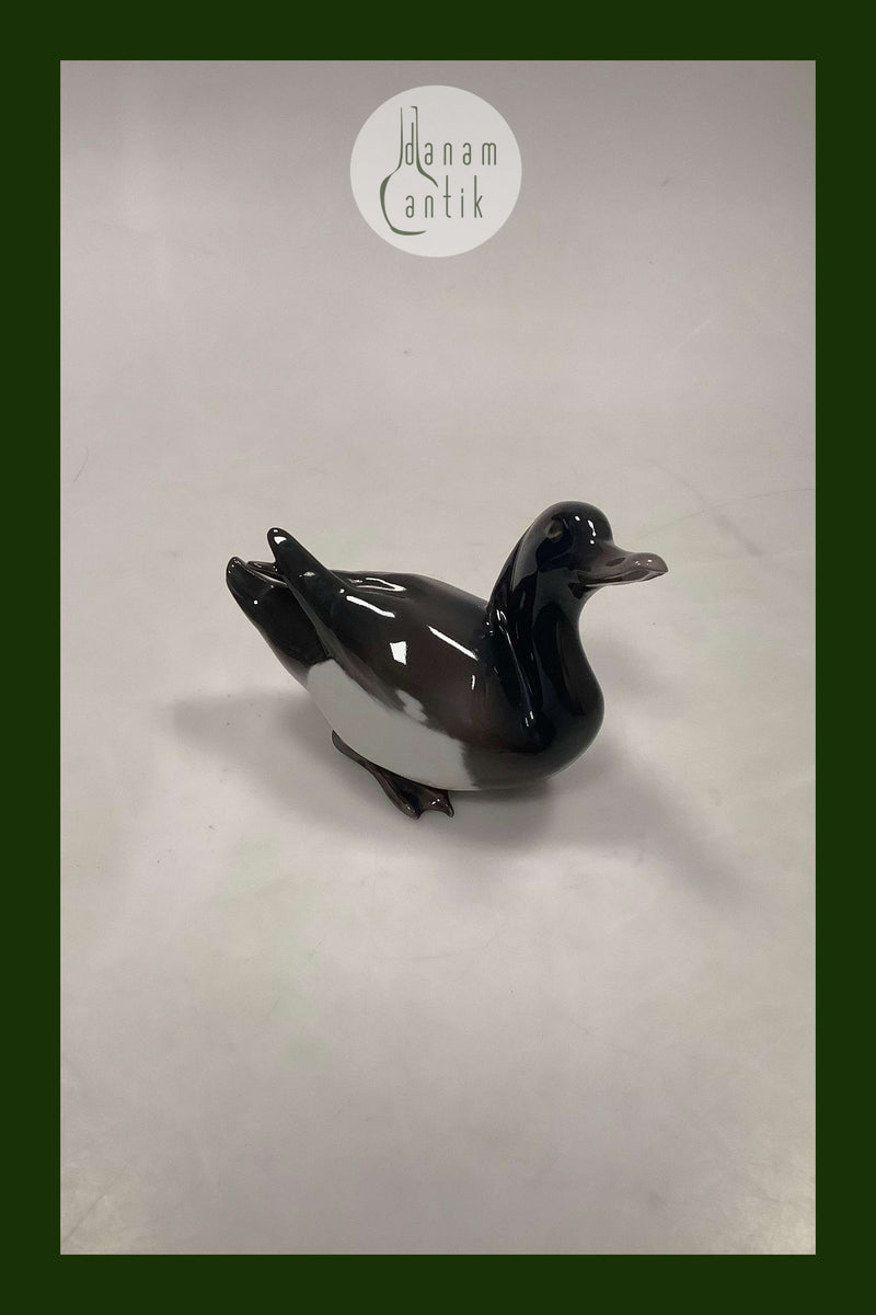 Figurine Royal Copenhagen N°1924 - Moretta (Tufted Duck) - Porcelaine - Neuf
