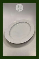Royal Copenhagen Juliane Marie, hvid Oval Serveringsfad No 12007