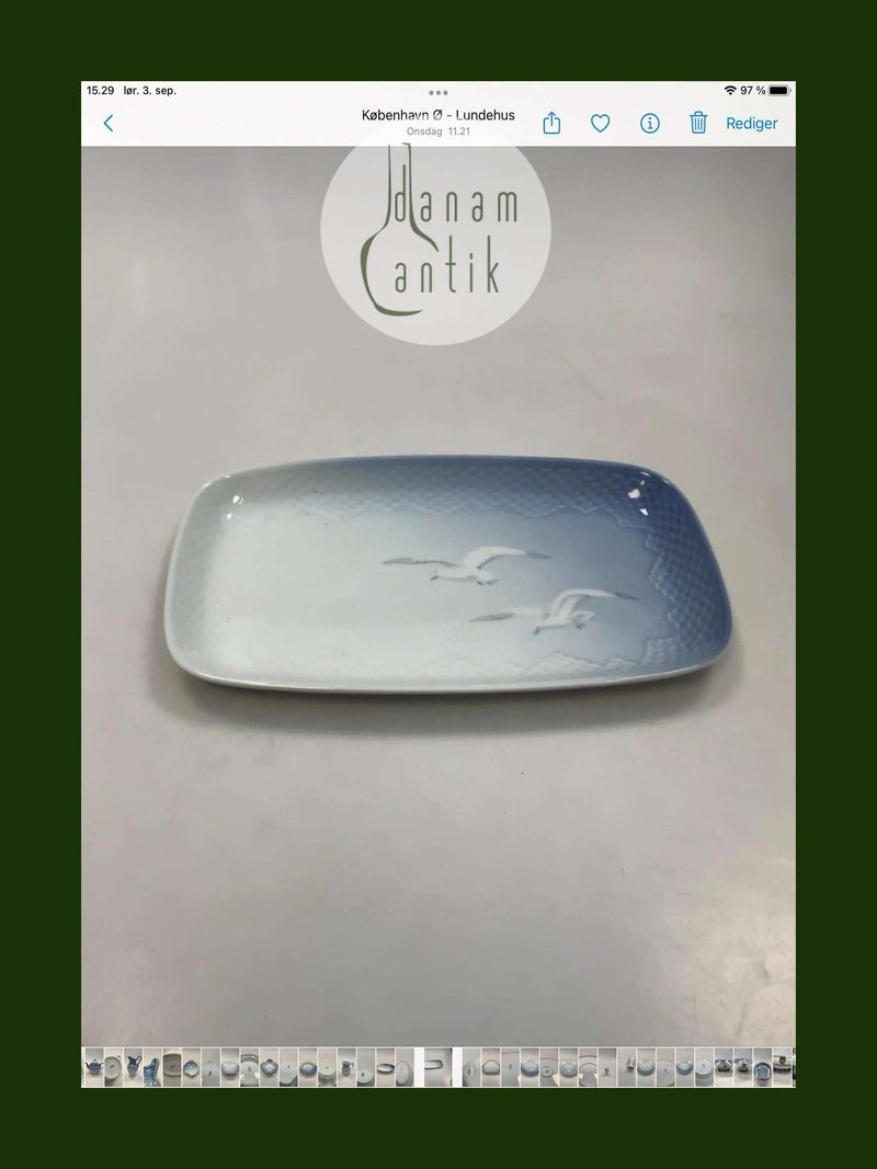 Bing og Grøndahl Måge Aflang Bakke No. 96