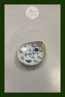 Bing og Grøndahl Sommerfugl med guld Smør Asiet / Kaviar Skål No. 200