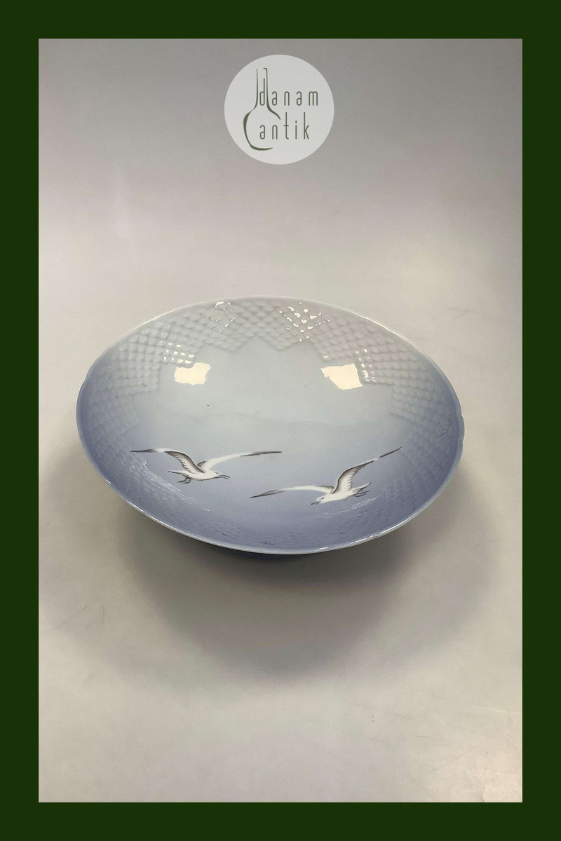 Bing og Grøndahl Måge Stor Kageskål på Lav Fod