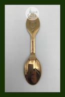 A. Michelsen Juletheske 1984 I forgyldt Sterling Sølv med emalje