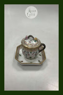 Royal Copenhagen Privat gemalt Flora Danica Cremetasse Nr 3514