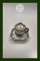 Royal Copenhagen Privat gemalt Flora Danica Cremetasse Nr 3514