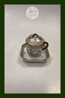 Royal Copenhagen Privat gemalt Flora Danica Cremetasse Nr 3514