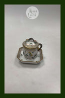 Royal Copenhagen Privat gemalt Flora Danica Creme Tasse Nr. 3514