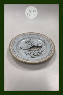 Royal Copenhagen Privat gemalt Flora Danica Fisch Teller Nr 3549