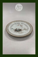 Royal Copenhagen Privat gemalt Flora Danica Fisch Teller Nr 3549