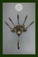 Frigast Sterling Sølv/Emalje Skeer (5+1)