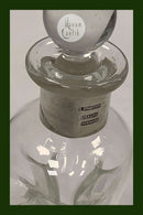 Holmegaard Dragsted Glass Carafe with silver ribbon