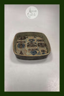 Royal Copenhagen Fajance Schale mit blauem Dekor Nr. 734/2883