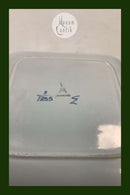 Royal Copenhagen / Aluminia Blau Tranquebar Quadratische Schale Nr. 1335