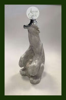 Royal Copenhagen Figur af brølende isbjørn No 502