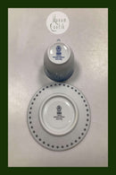 Bing og Grøndahl Harald Wiberg Julestel Kaffekop med Underkop No. 3505/305