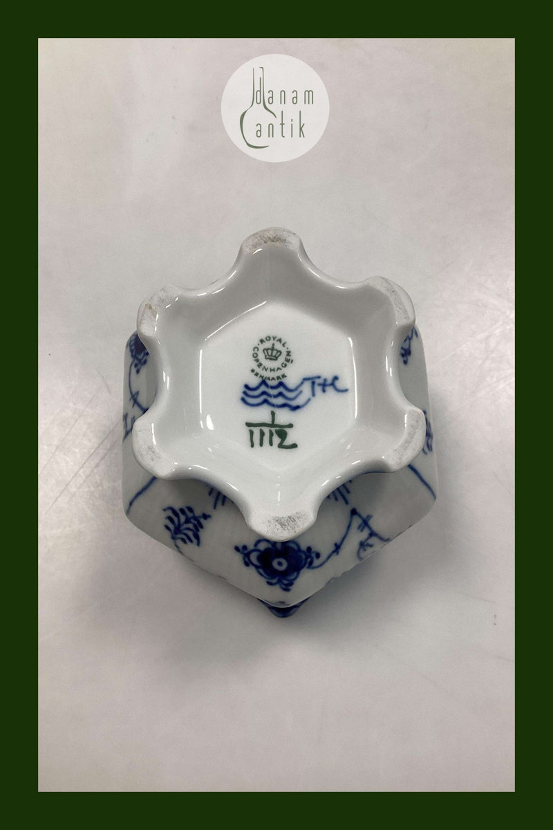 Royal Copenhagen Musselmalet Helblonde Sukkerskål No 1112