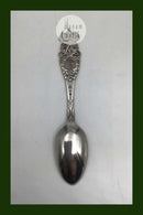 Anton Michelsen Commemorative Spoon in Sterling Silver and Enamel, 1908