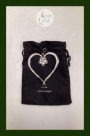 Georg Jensen Johanne Juledekoration - Stort Hjerte sølv 2010