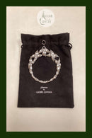 Georg Jensen Johanne 银色圣诞装饰 "花环"。