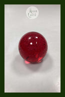 Rød Brevvægt i glas