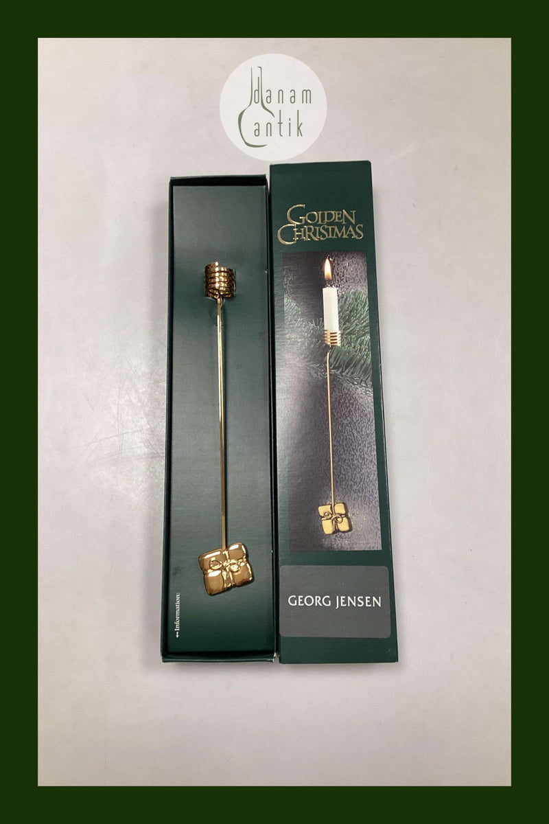 Georg Jensen Golden Christmas Lyseholder - Gave 2000