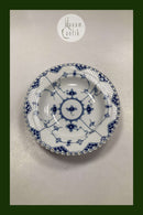 Royal Copenhagen Musselmalet Helblonde med gennembrudt kant Dyb Tallerken No 1/1078