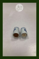 Royal Copenhagen Blå Tranquebar Salt -og Peber Sæt No 1008