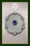 Royal Copenhagen/Aluminia Blå Tranquebar Fad med muslinger No 3044/1048