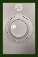 Royal Copenhagen Flora Danica Pearl Pattern White plate with pierced edge 3553