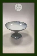 Royal Copenhagen Skærsommernatdrøm Oval Kageskål på Fod Lyseblå No 10033