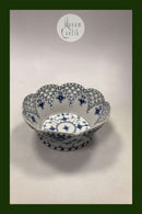 Royal Copenhagen Blue Fluted Full Lace Fruit Bowl No. 1061