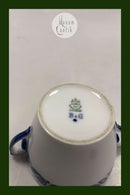 Bing和Grondahl新艺术主义蓝白糖碗