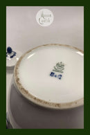 Bing和Grondahl新艺术风格的蓝白咖啡壶