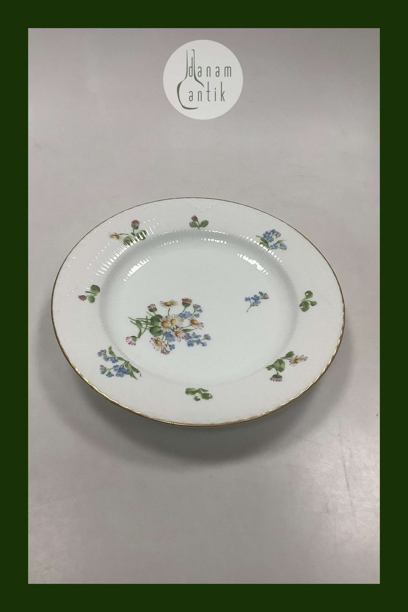 皇家哥本哈根新艺术风格半花边餐盘