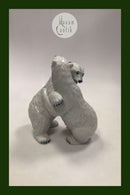 Royal Copenhagen Motherly love Figur Isbjørne Leger No 352