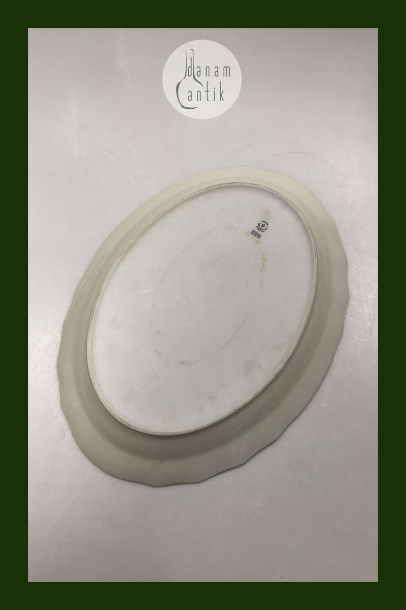 Royal Copenhagen Josephine Cream Curved Oval Dish