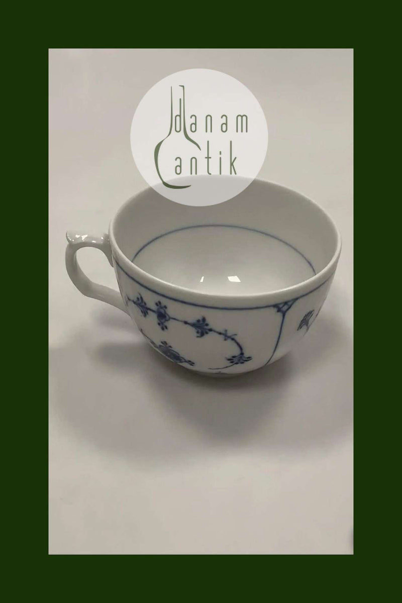 Royal Copenhagen Musselmalet Riflet Stor Kop No 69