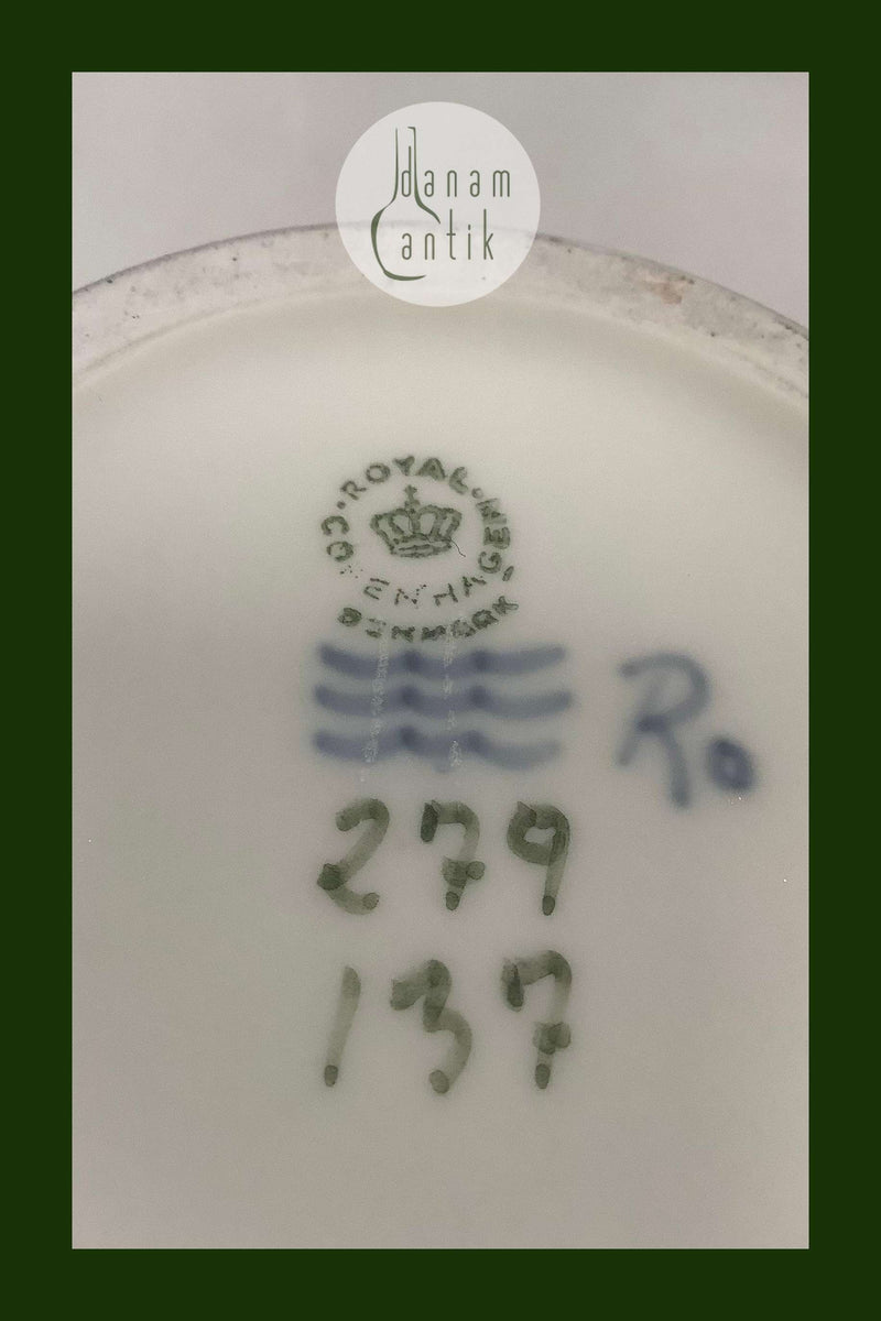 皇家哥本哈根新艺术派花瓶（蓝色）No 279 / 137