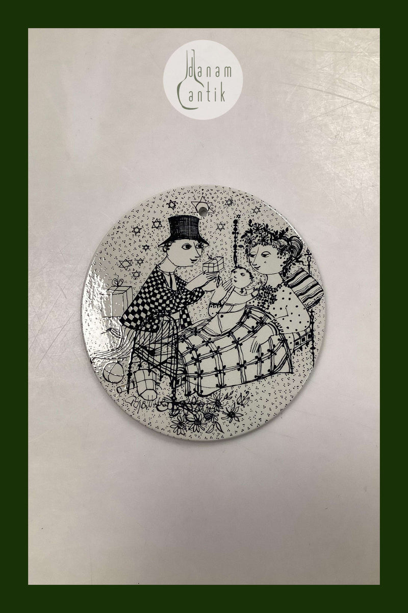 Bjørn Wiinblad: December platte fra Nymølle MIRAKEL/ Københavns Amts Sygehus 1971