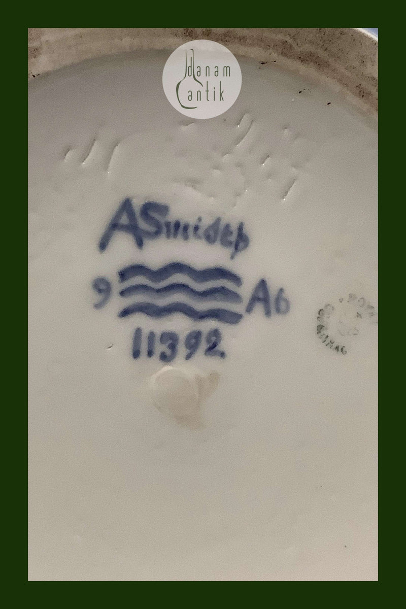 Royal Copenhagen Art Nouveau Unika Vase af Anna Smith fra September 1913 No 11392