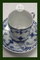 Royal Copenhagen Blue Fluted Half Lace Mini Cup No 530