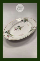 Bing og Grøndahl Antik Rosen Stel Stort ovalt Fad