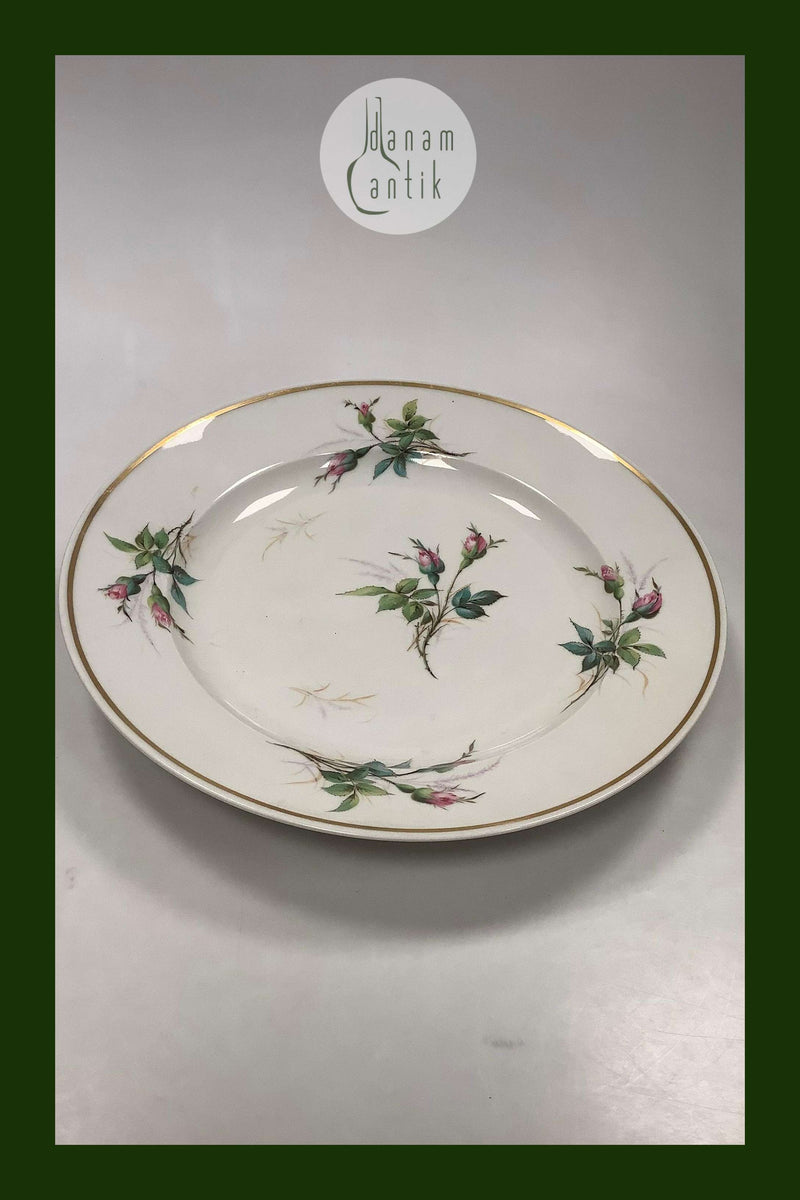 Bing og Grøndahl Antik Rosen Stel Stort rundt fad