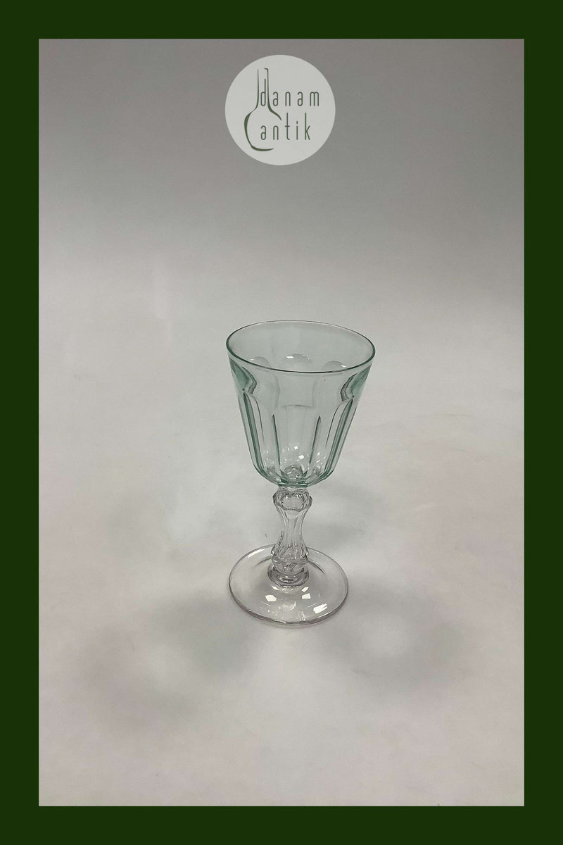 Val Saint-Lambert Bernadotte Hvidvinsglas Grøn