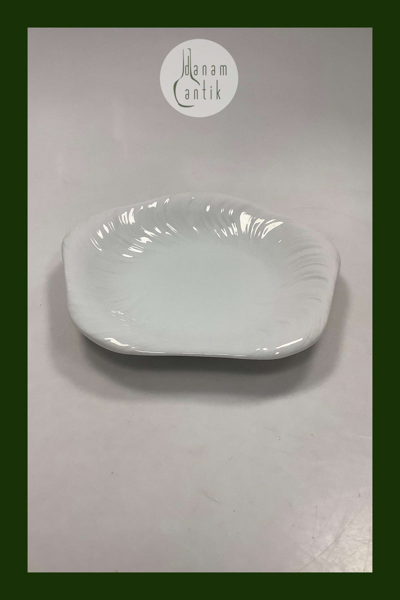 Royal Copenhagen Hvid Konkylie Buffet Tallerken No 627