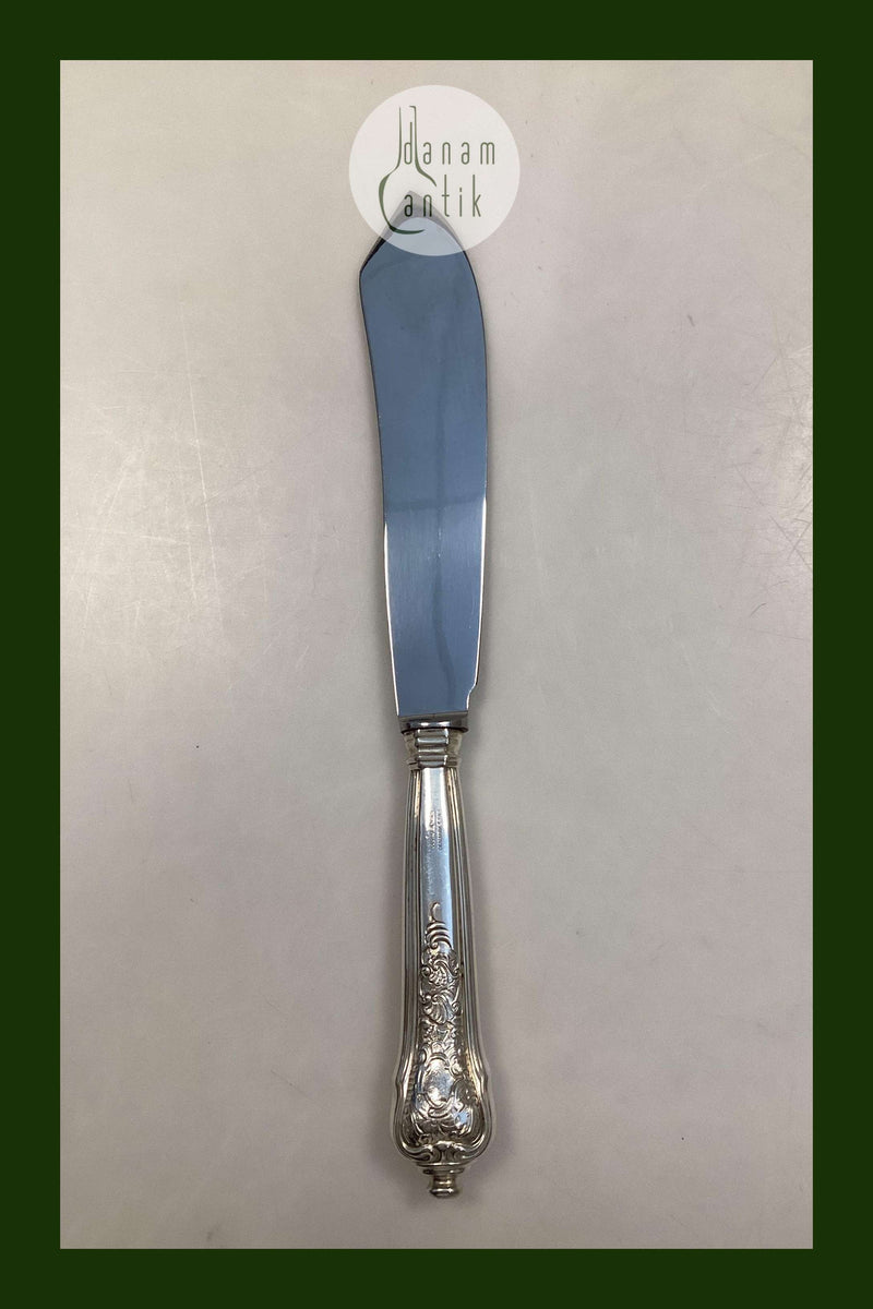 Georg Jensen Rosenborg Sølvplet Lagkagekniv