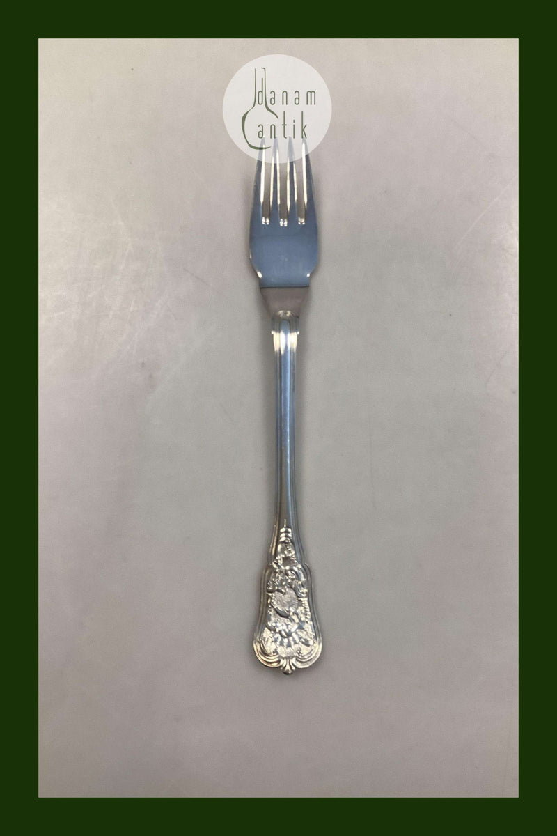 Georg Jensen Rosenborg Sølvplet Fiskegaffel